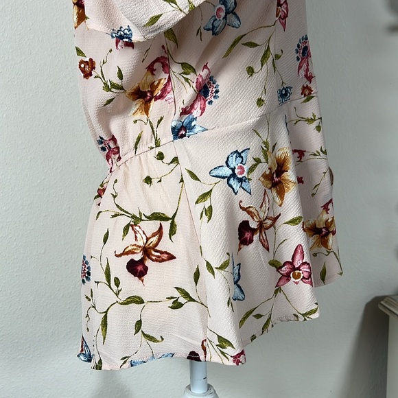 Lily White L Pink Floral Blouse - Picture 8 of 13